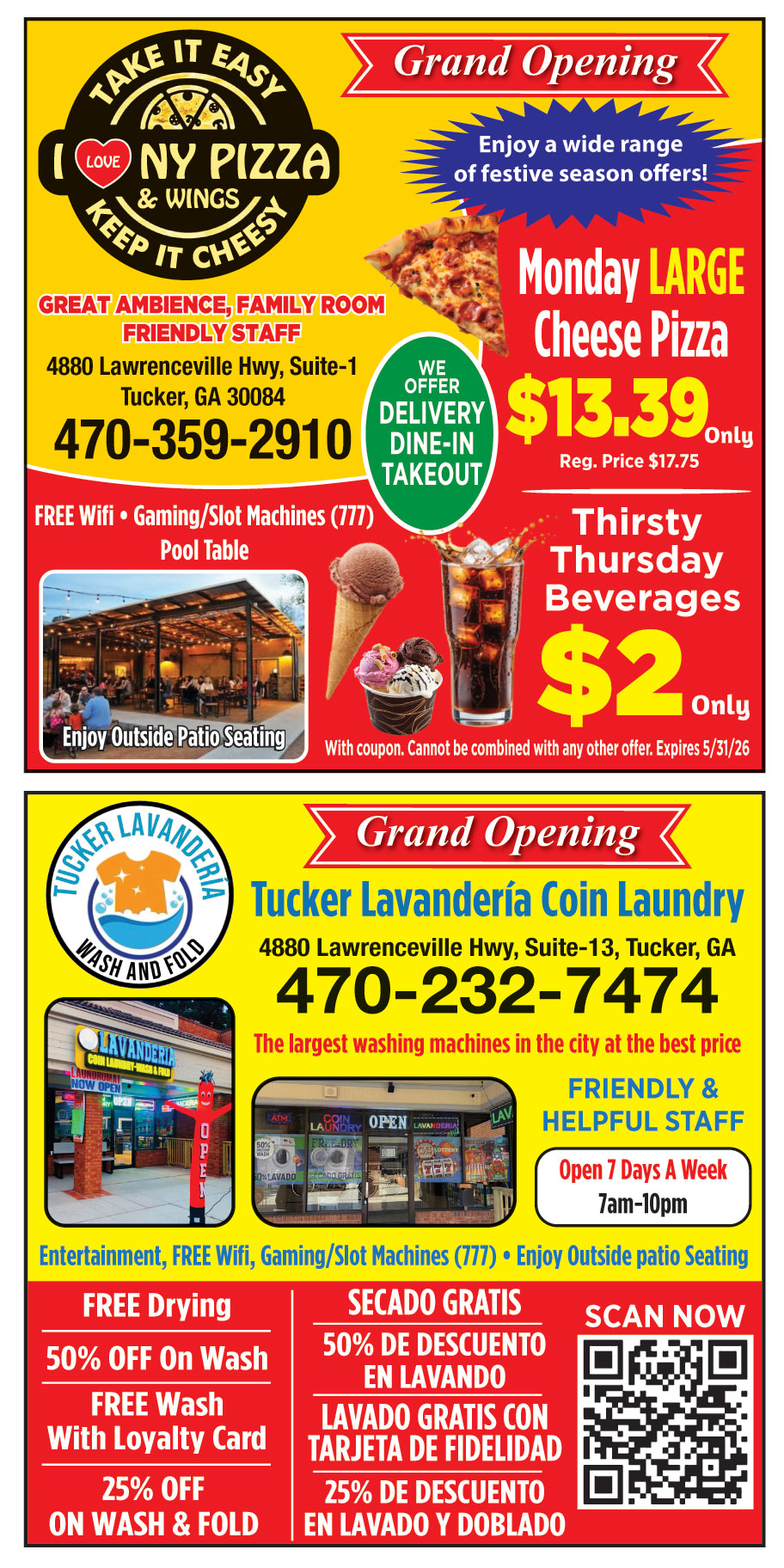 TUCKER LAVANDERIA COIN LA