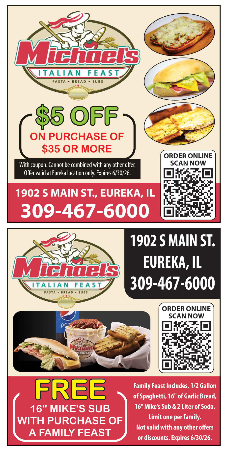 MICHAELS ITALIAN FEAST