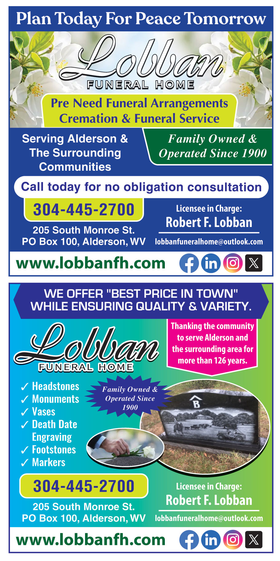 LOBBAN FUNERAL HOME