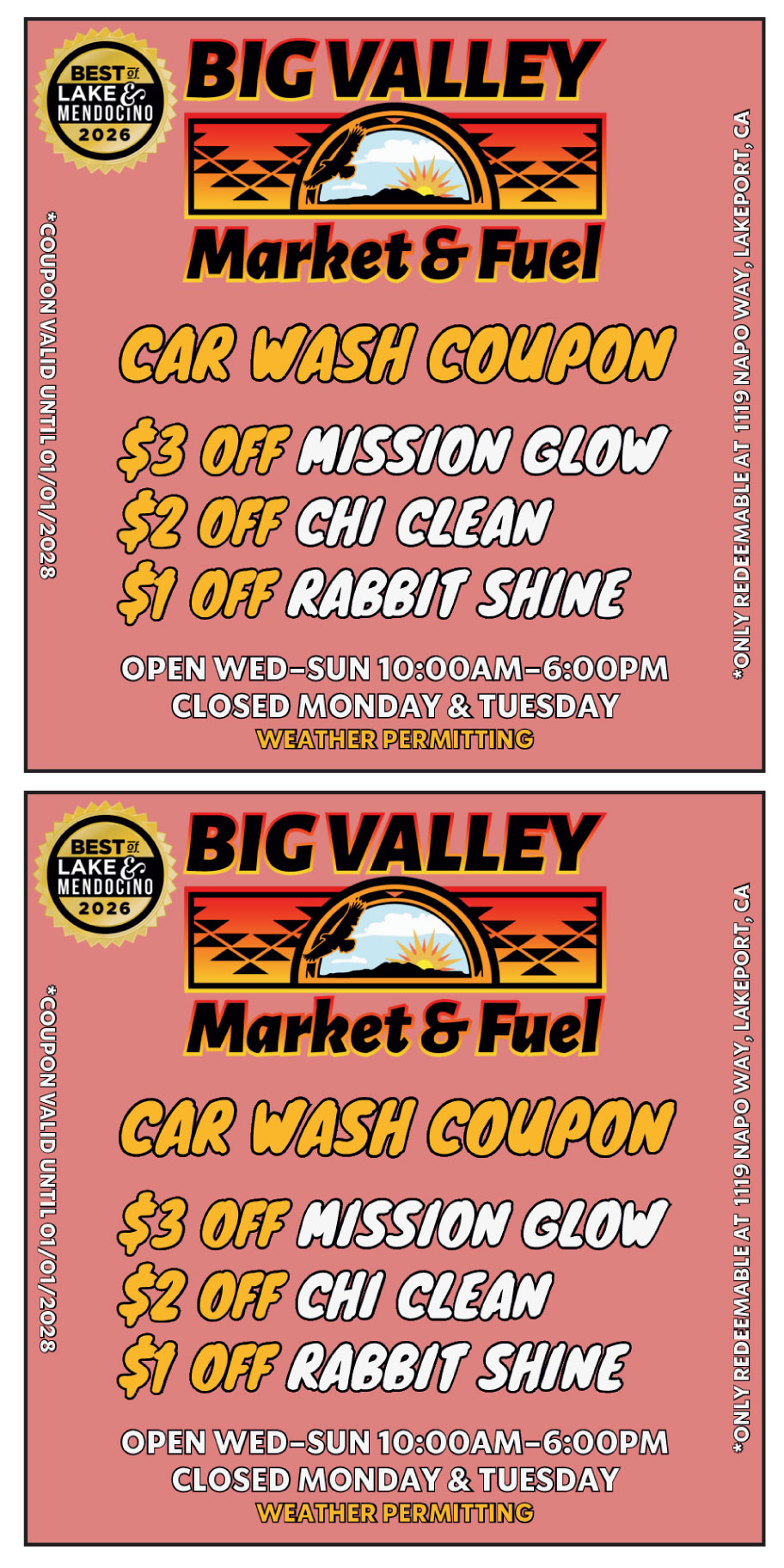 BIG VALLEY MARKET AND FUE