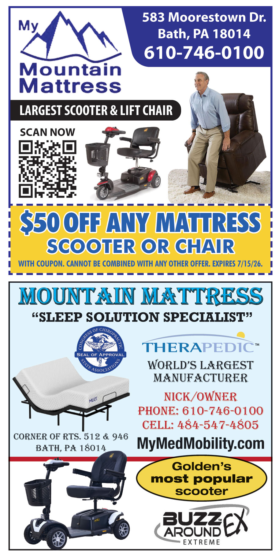 MOUNTAIN MATTRESS AND MOB