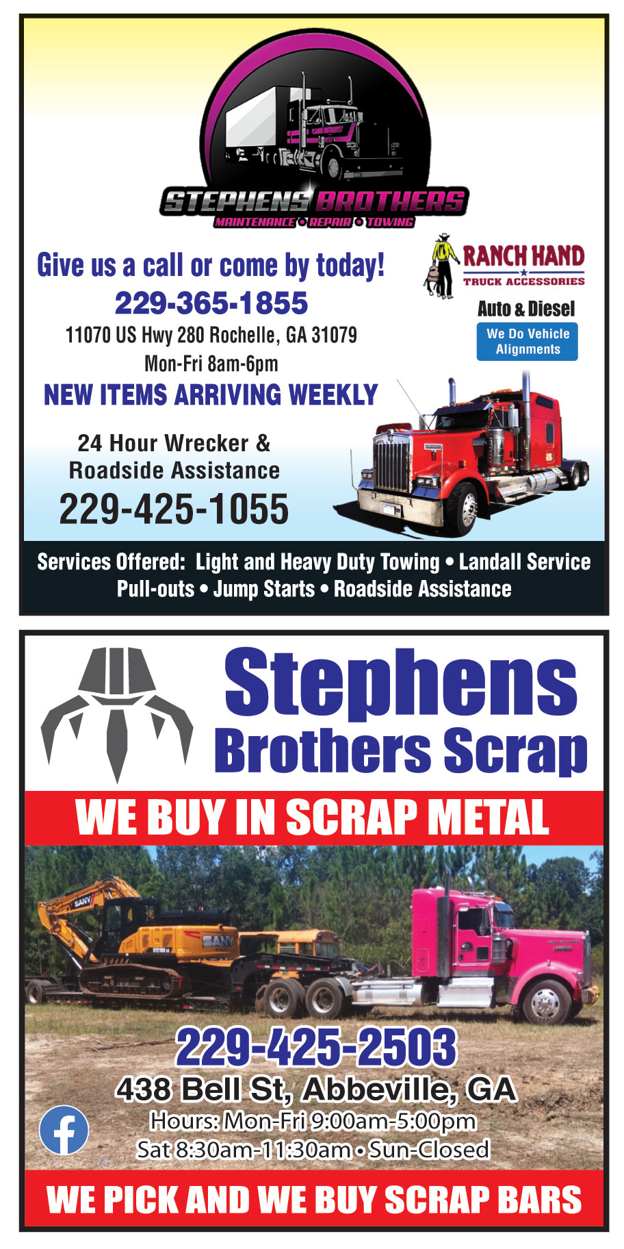 WE BUY IN SCRAP METAL