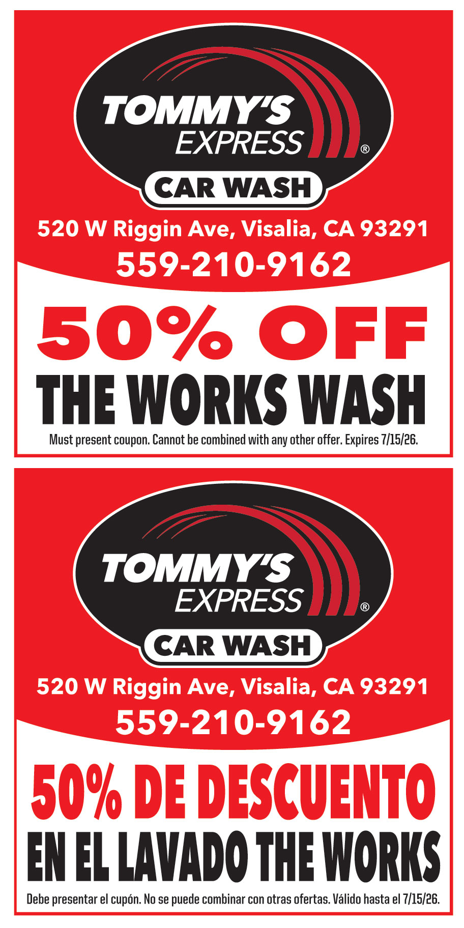TOMMYS EXPRESS CAR WASH