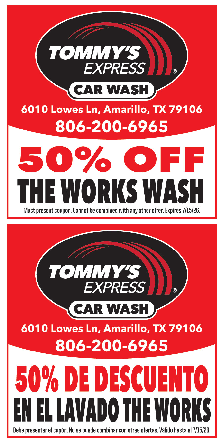 TOMMYS EXPRESS CAR WASH