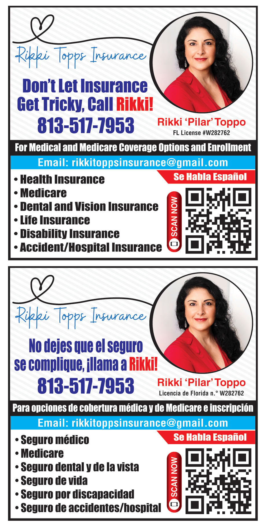 RIKKI TOPPS INSURANCE