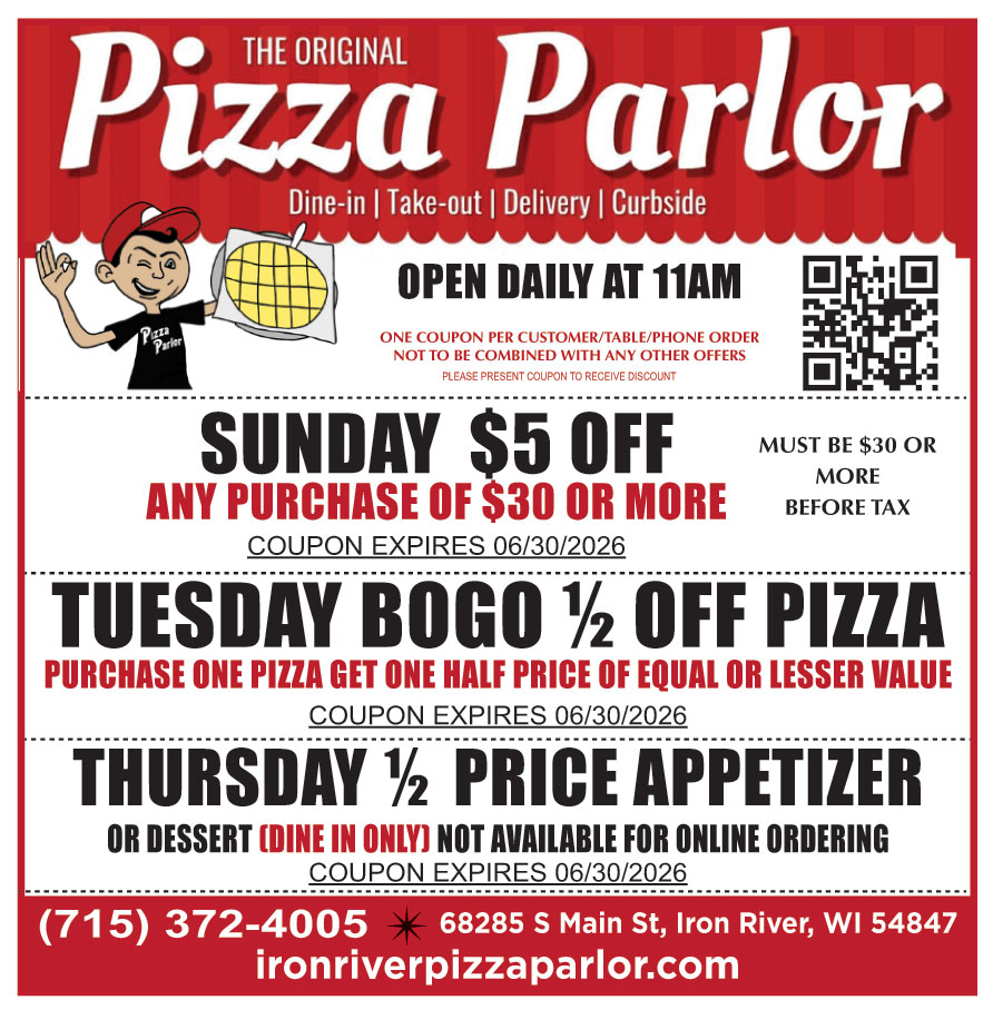 IRON RIVER PIZZA PARLOR