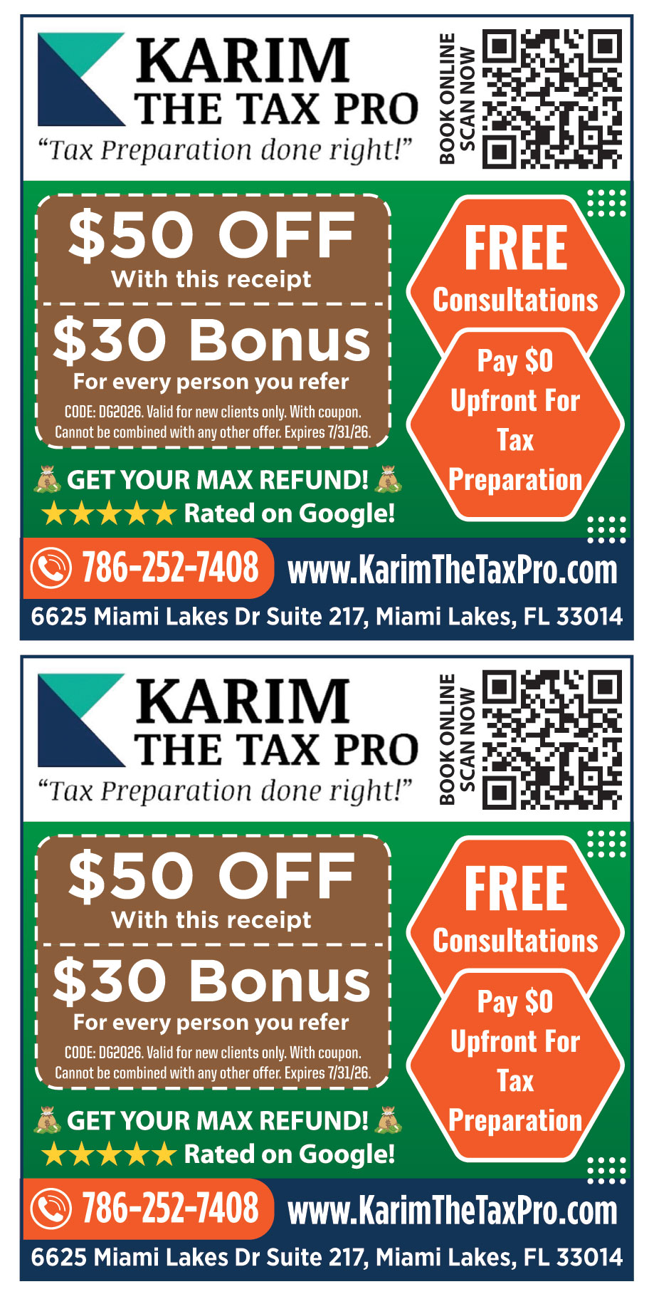 KARIM THE TAX PRO LLC