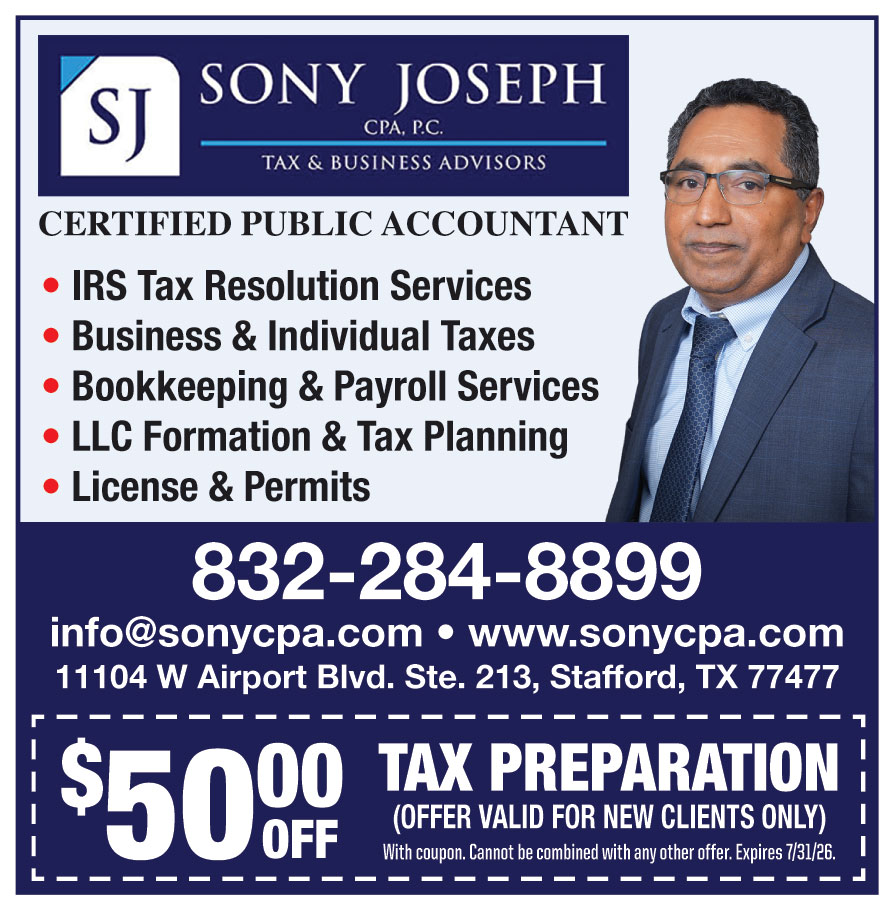 SONY JOSEPH CPA P C
