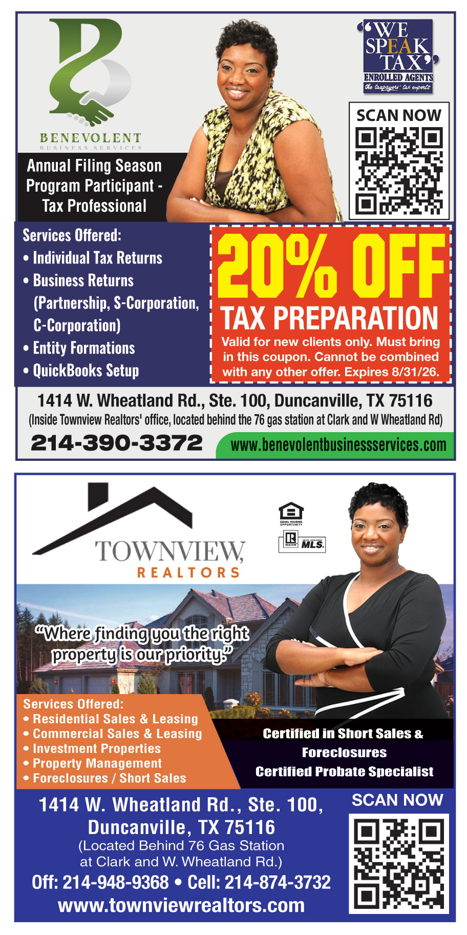 BENEVOLENT BUSINESS SERVI