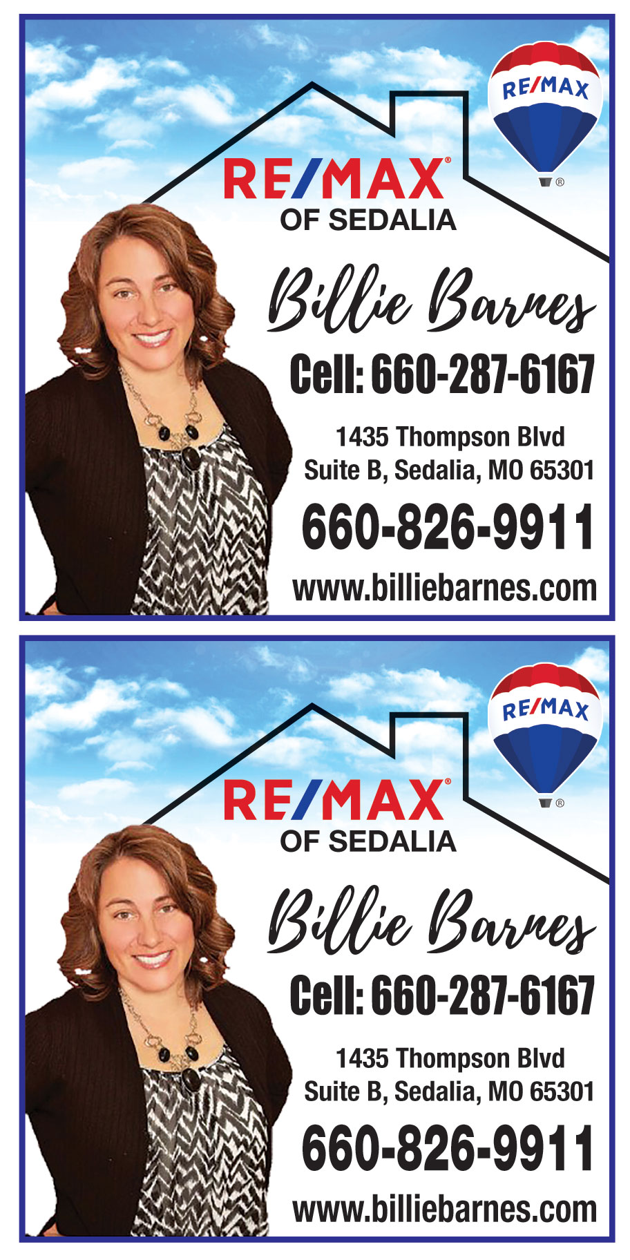 BILLIE BARNES RE MAX OF S