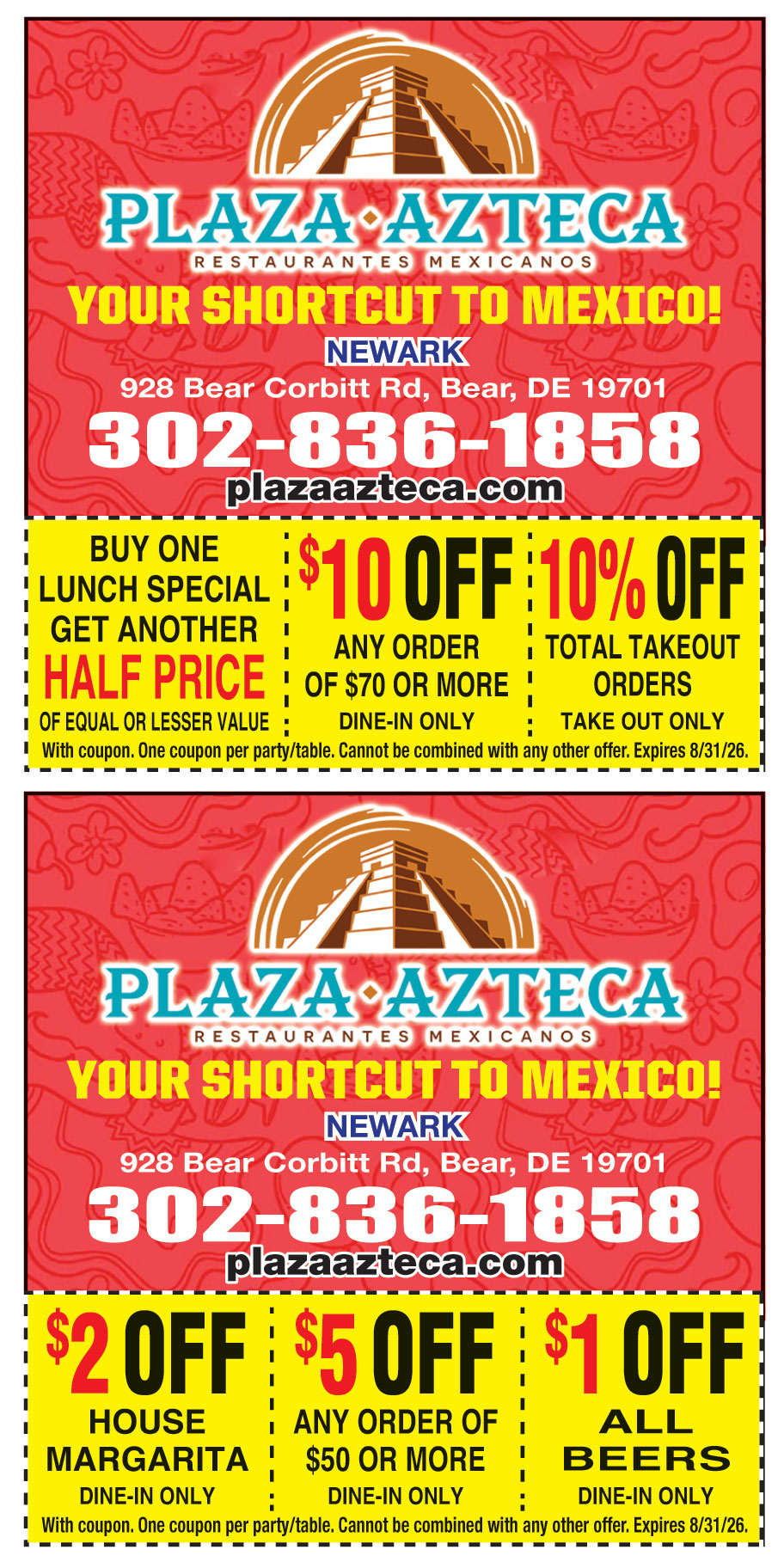 PLAZA AZTECA MEXICAN REST