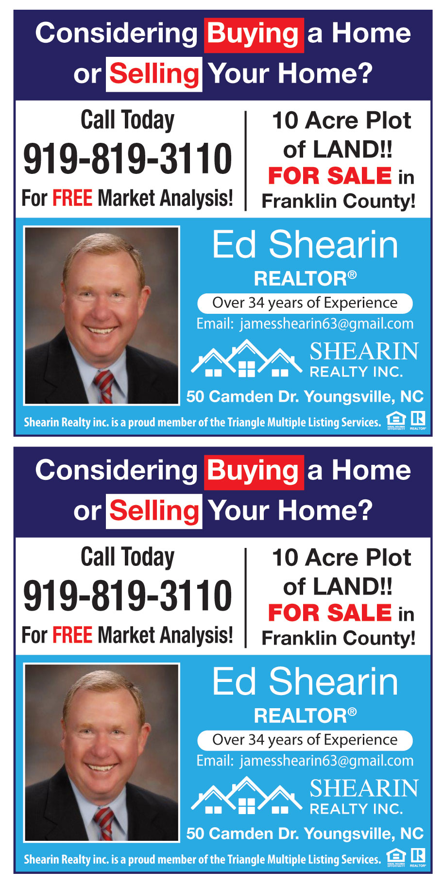 SHEARIN REALTY INC