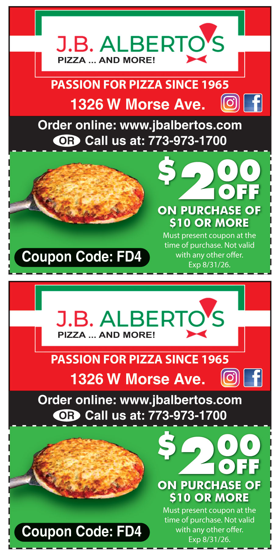JB ALBERTOS PIZZA