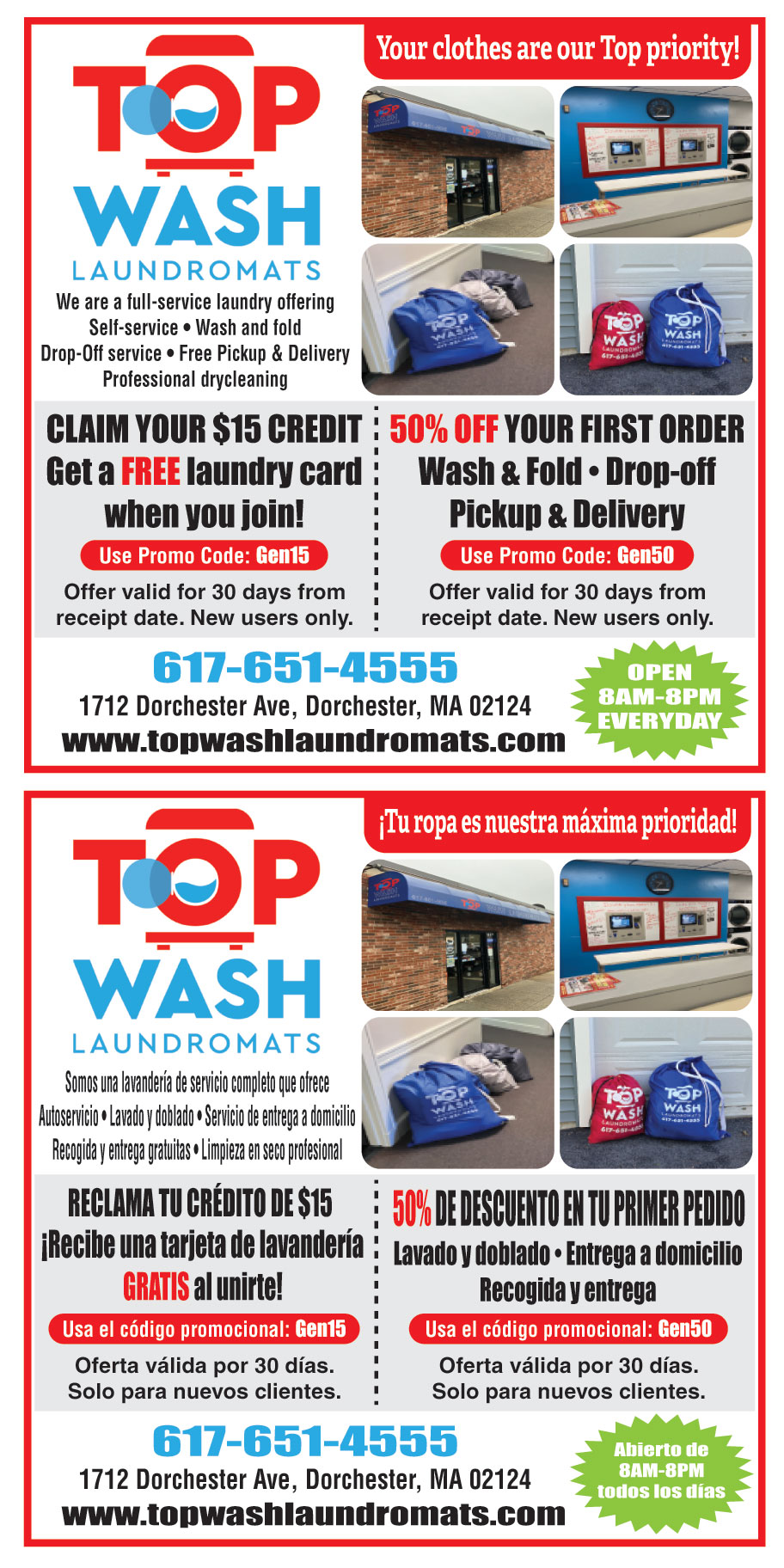 TOP WASH LAUNDROMATS AND