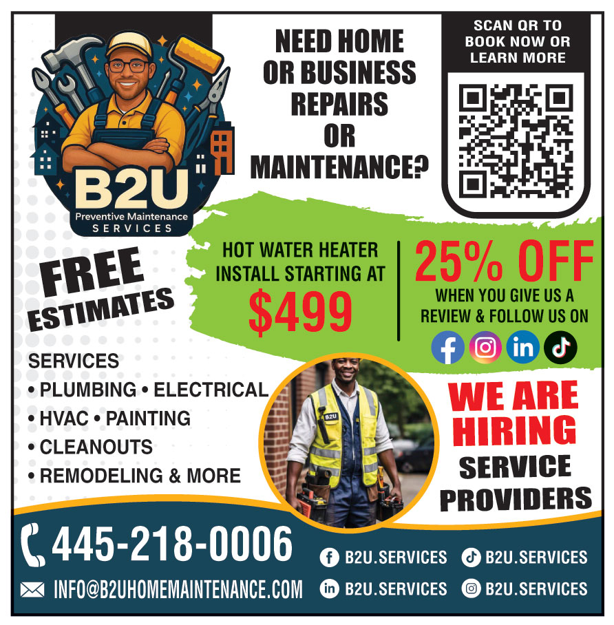 B2U PREVENTIVE MAINTENANC