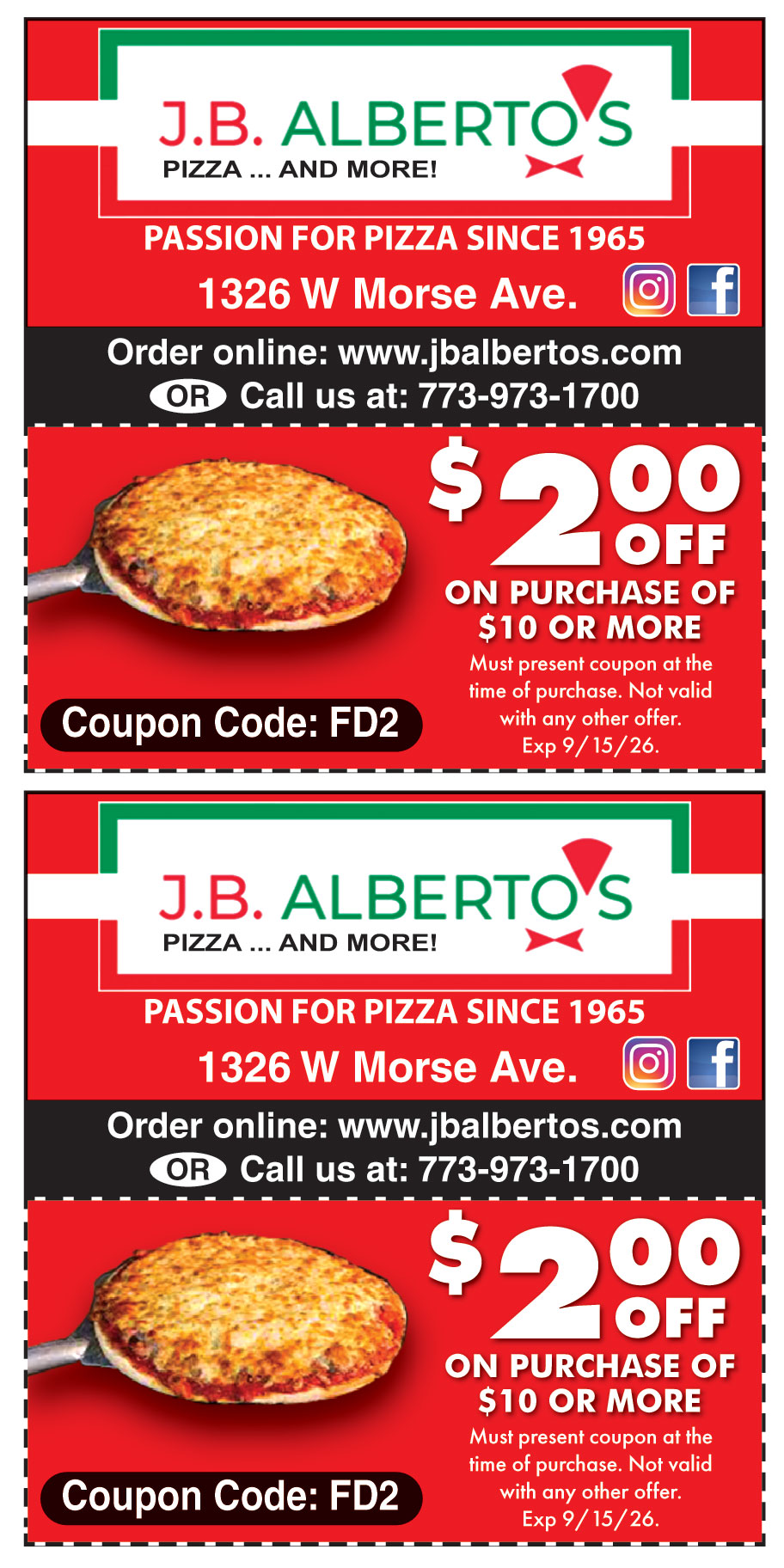 JB ALBERTOS PIZZA
