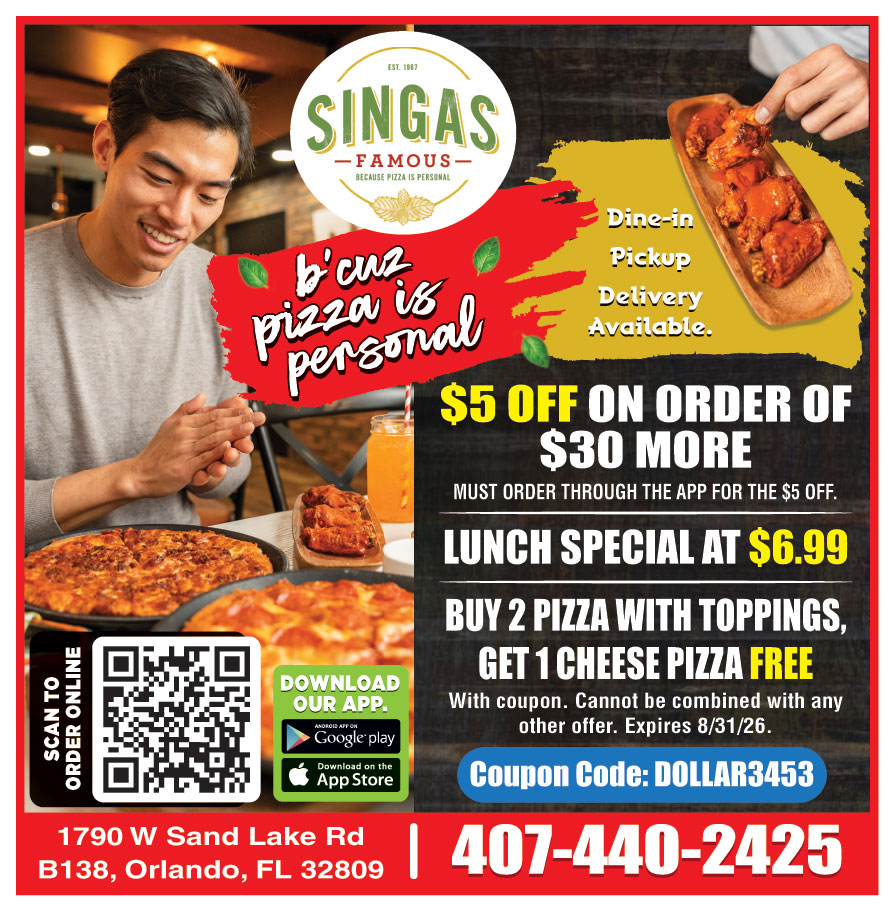 SINGAS FAMOUS PIZZA