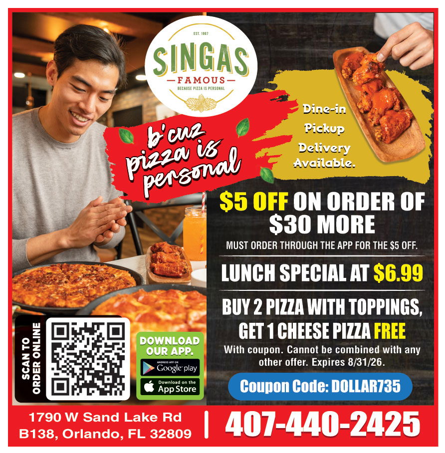 SINGAS FAMOUS PIZZA