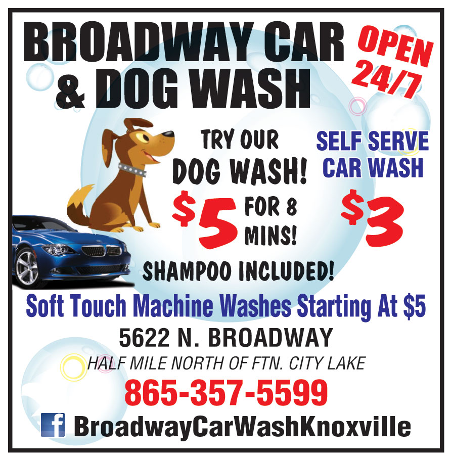 TRY OUR DOG WASH $5 FOR 8 MINS
