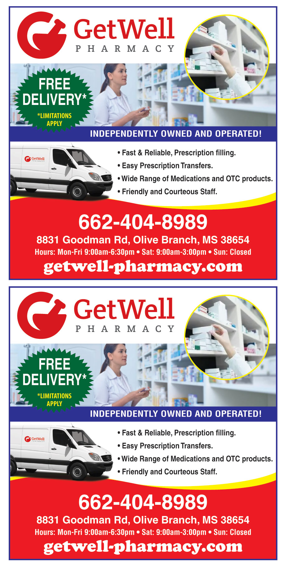 GETWELL PHARMACY OF OLIVE