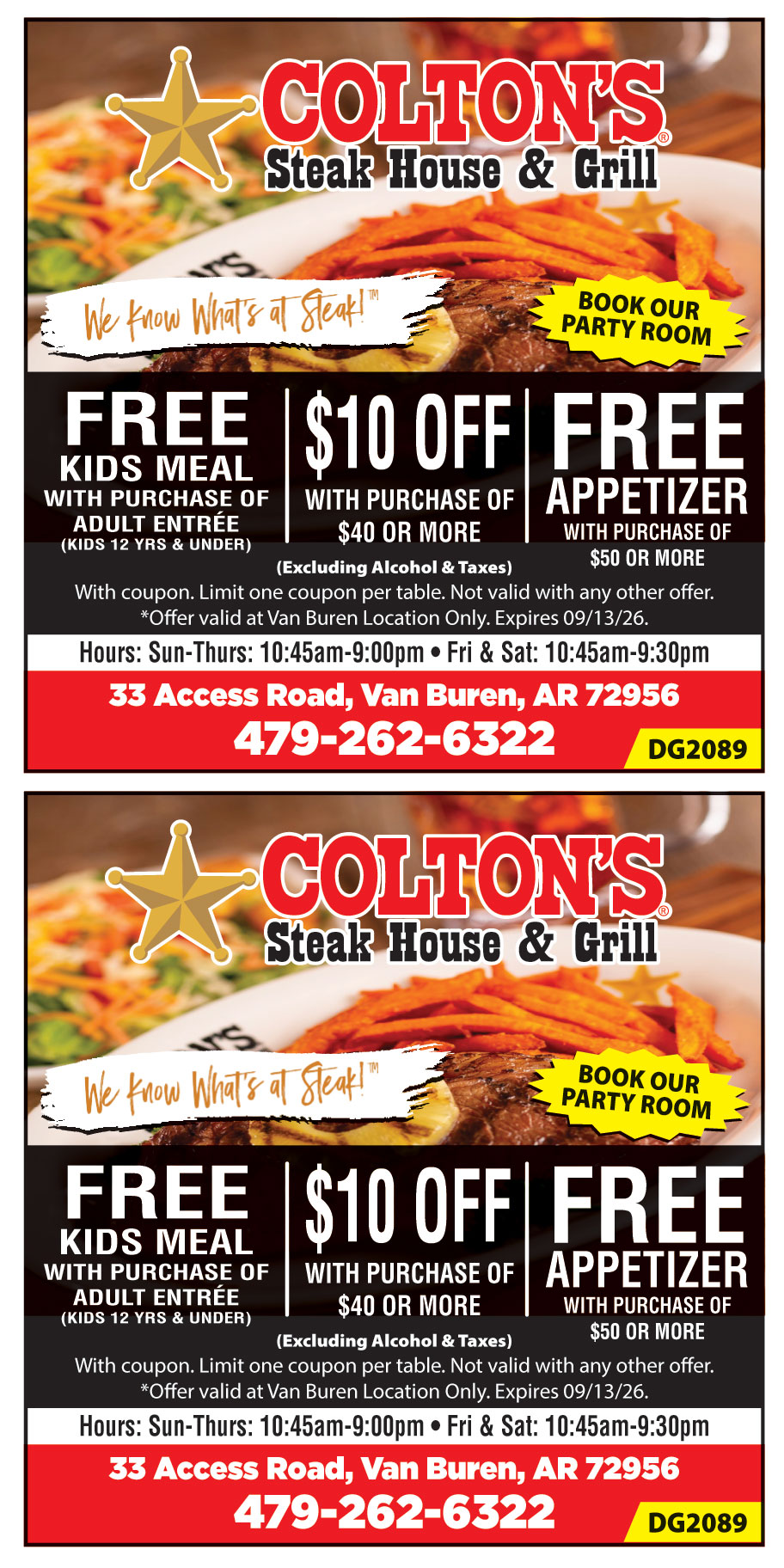 COLTONS STEAK HOUSE AND G