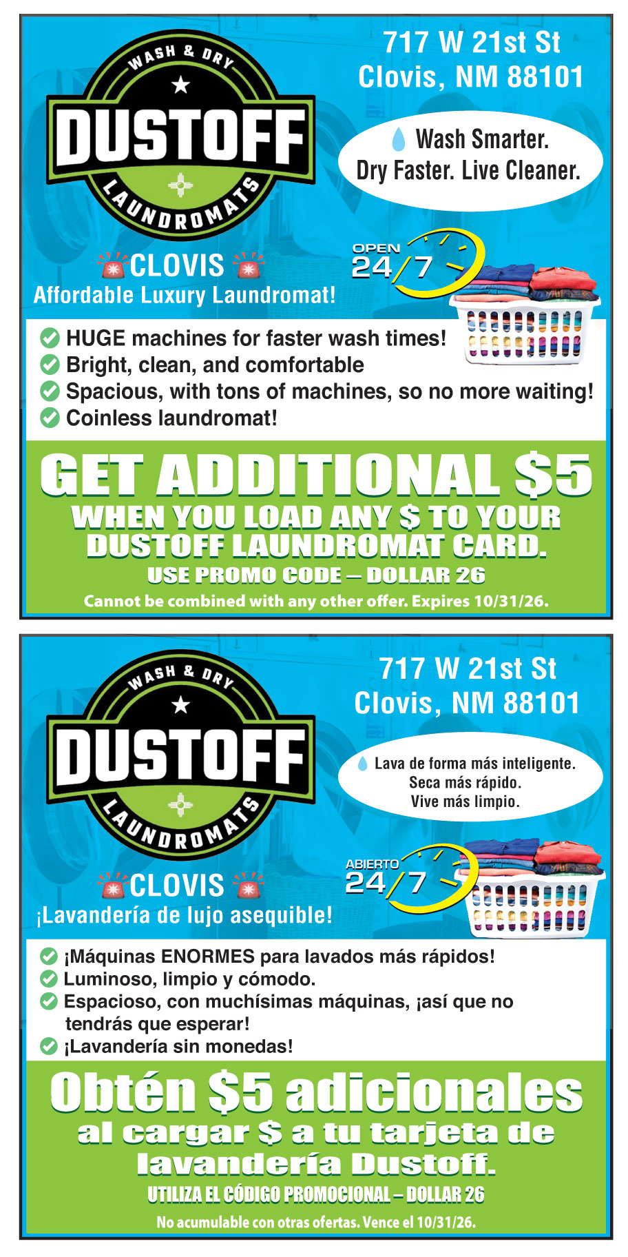 DUSTOFF LAUNDROMATS