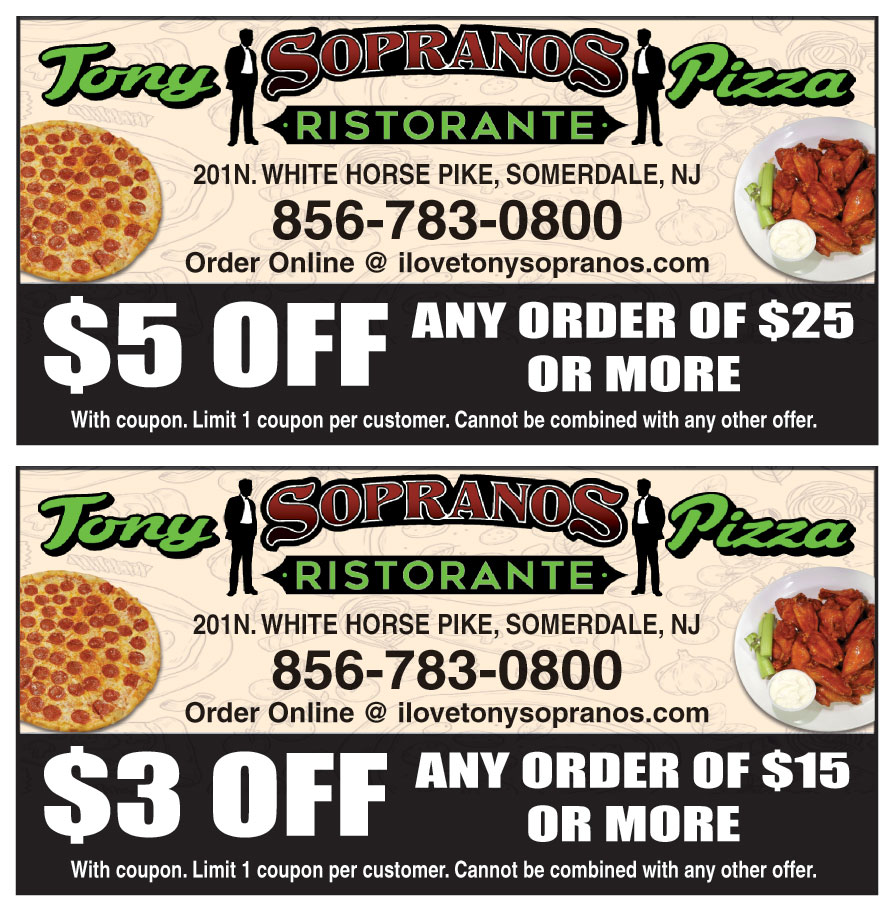 TONY SOPRANOS PIZZA