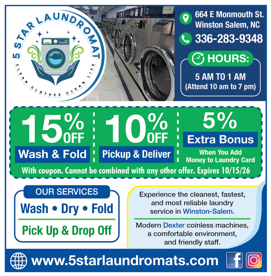 15% OFF ON WASH & FOLD