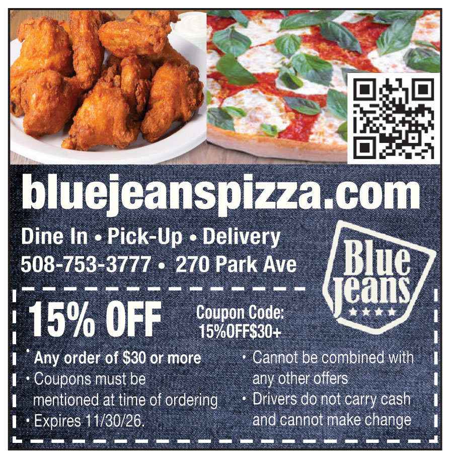 15% OFF ON ANY ORDER OF $30 OR MORE