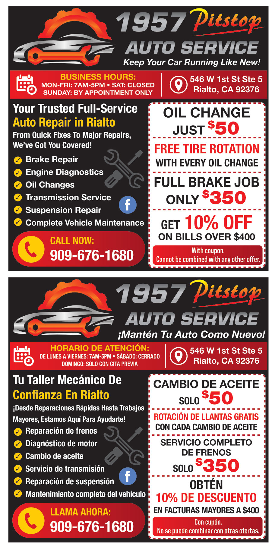 1957 PITSTOP AUTO SERVICE