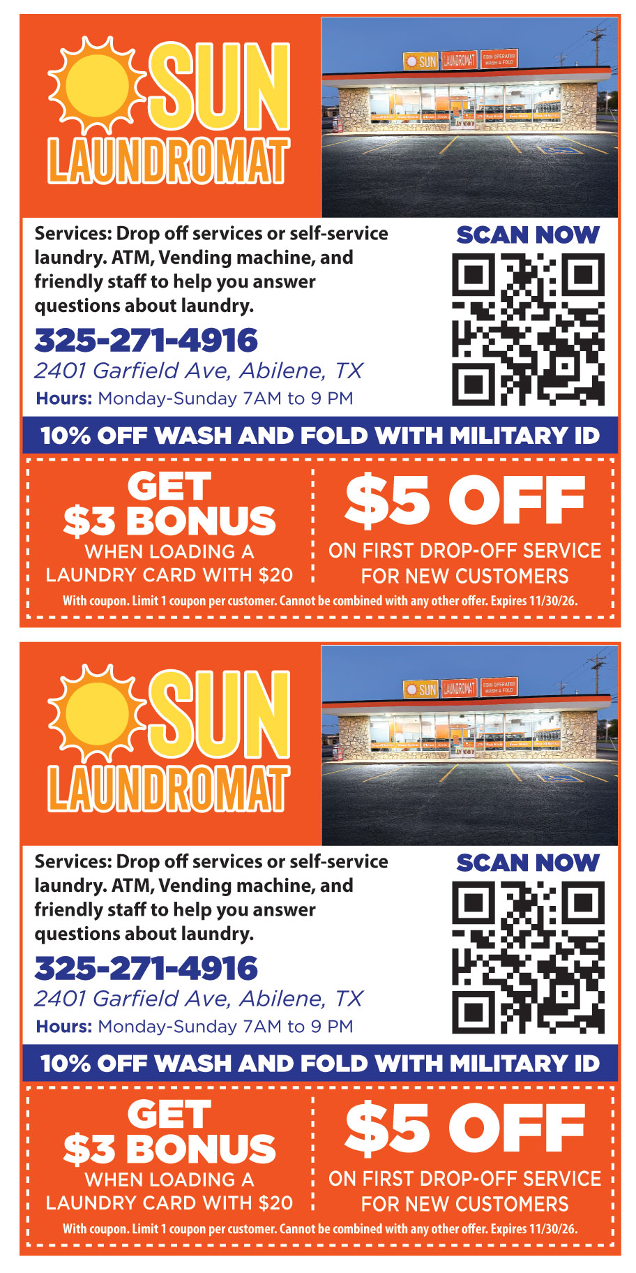 SUN LAUNDROMAT