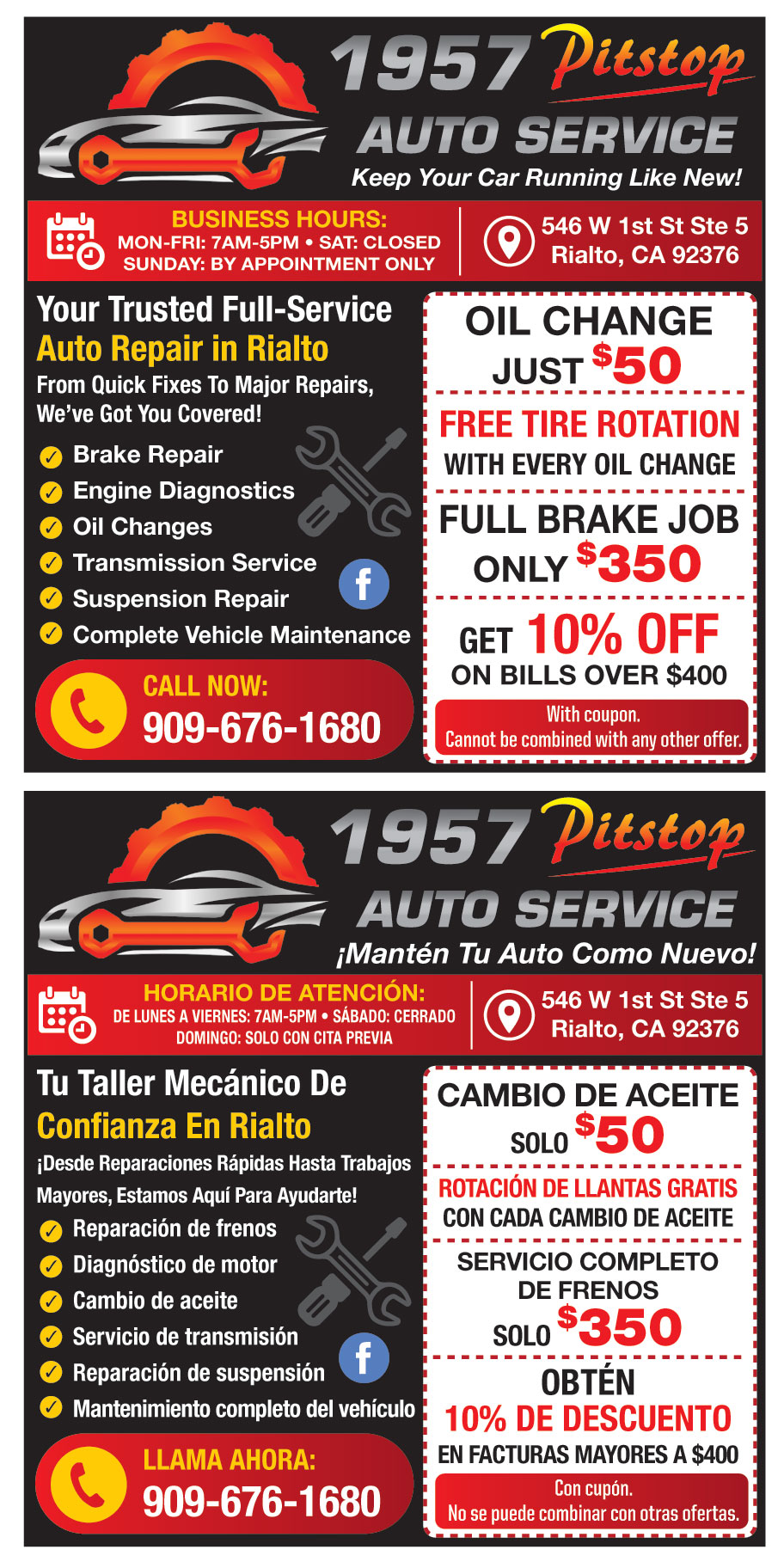 1957 PITSTOP AUTO SERVICE