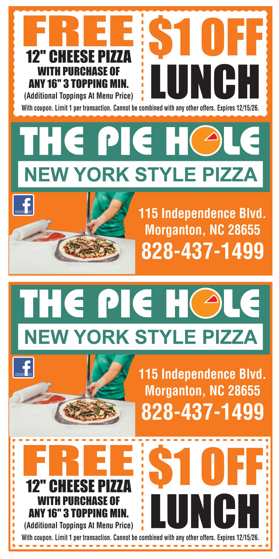 THE PIE HOLE PIZZA