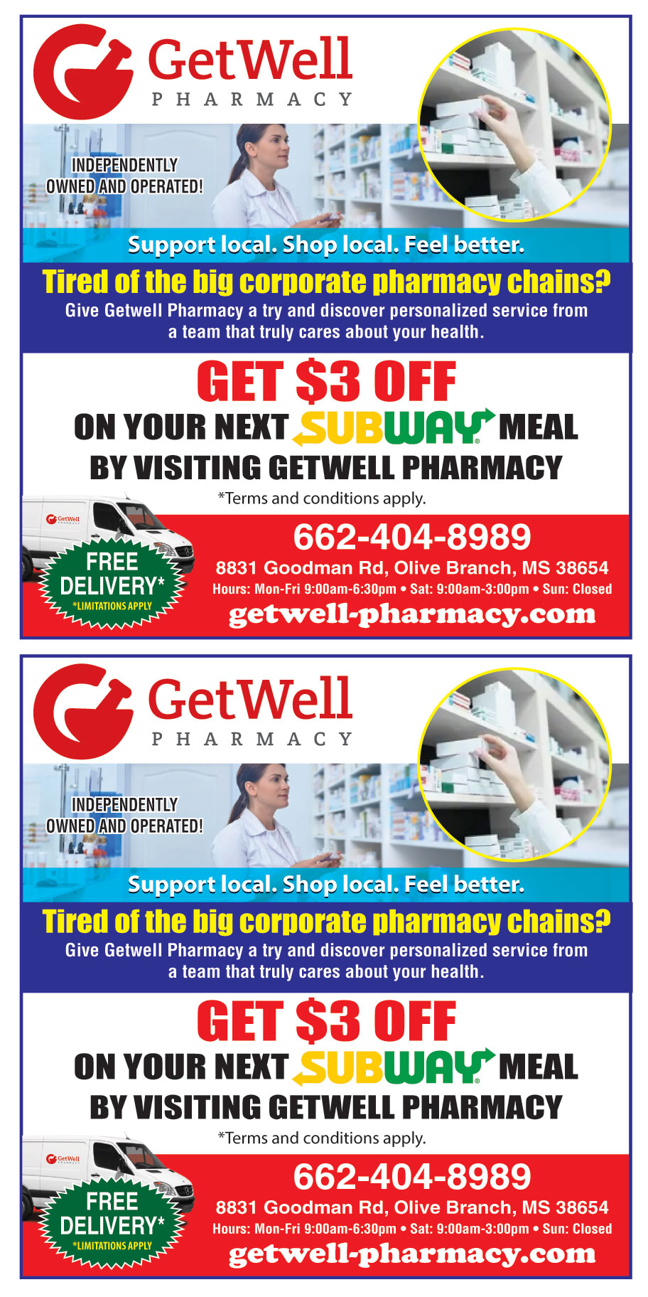 GETWELL PHARMACY OF OLIVE