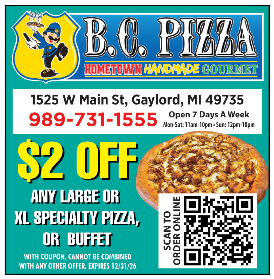 B C PIZZA OF GAYLORD