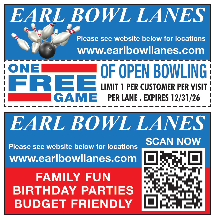 ONE FREE GAME OF OPEN BOWLING