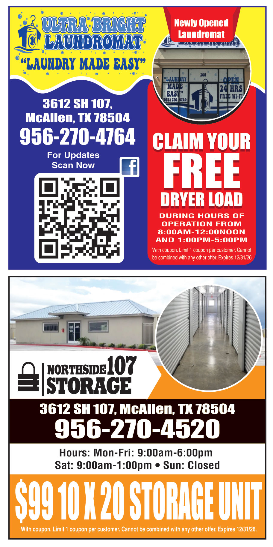 CLAIM YOUR FREE DRYER LOAD