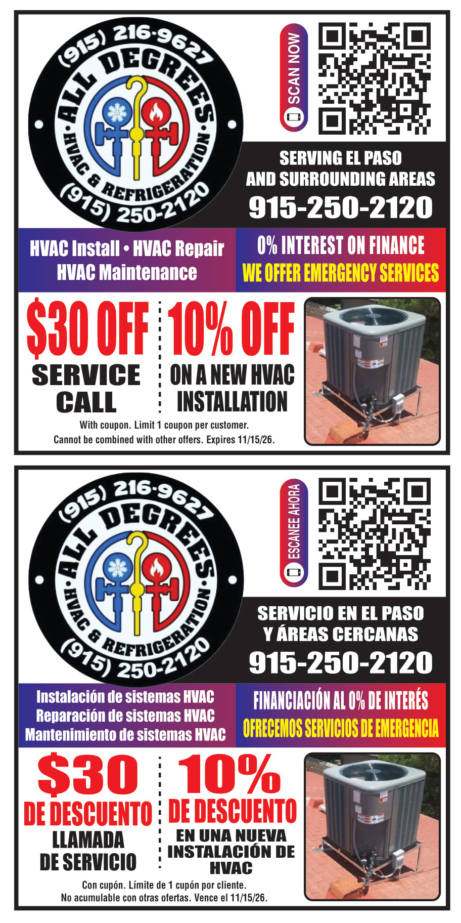 $30 OFF ON SERVICE CALL