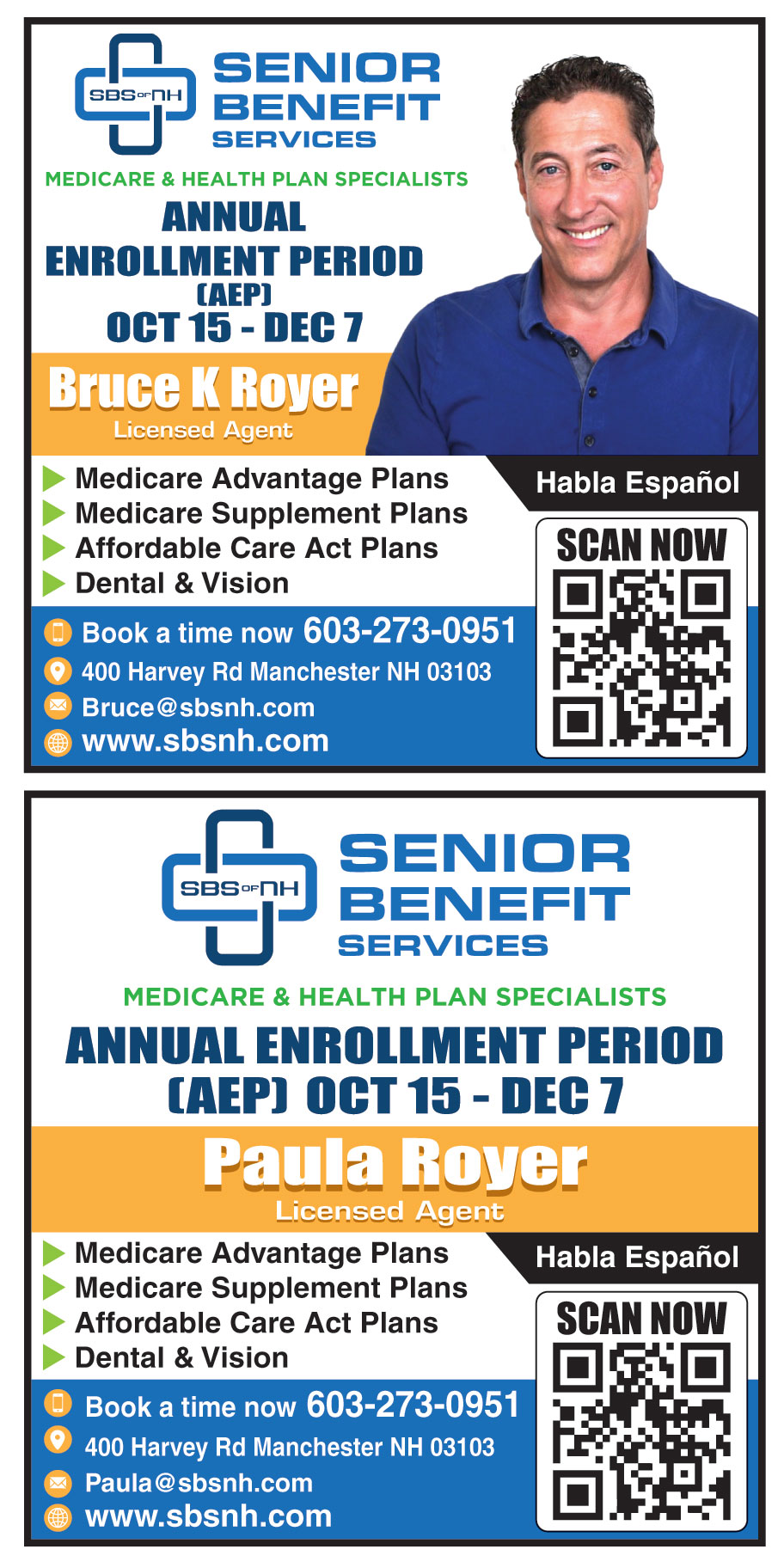 SENIOR BENEFIT SERVICES O