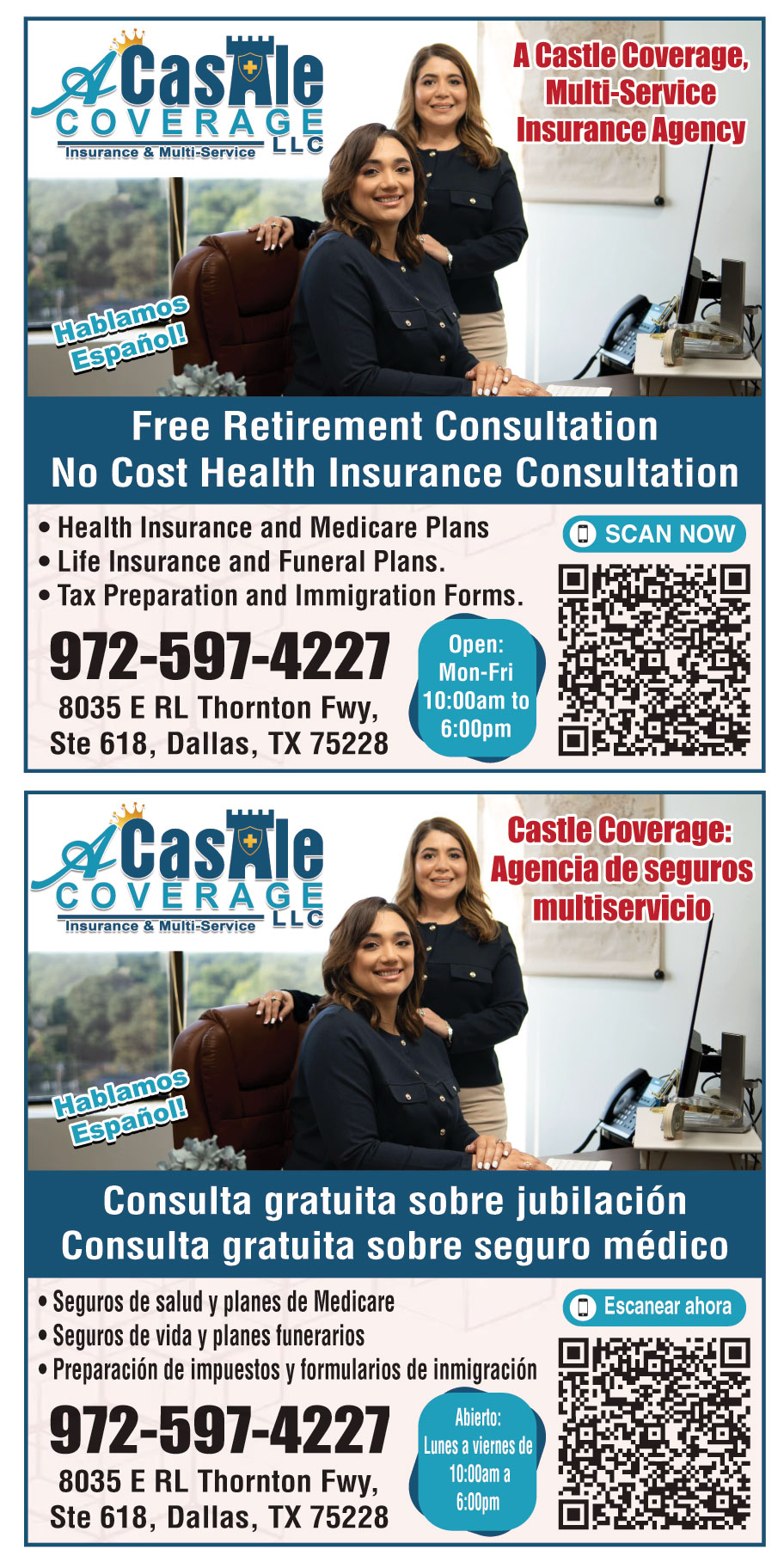 A CASTLE COVERAGE LLC