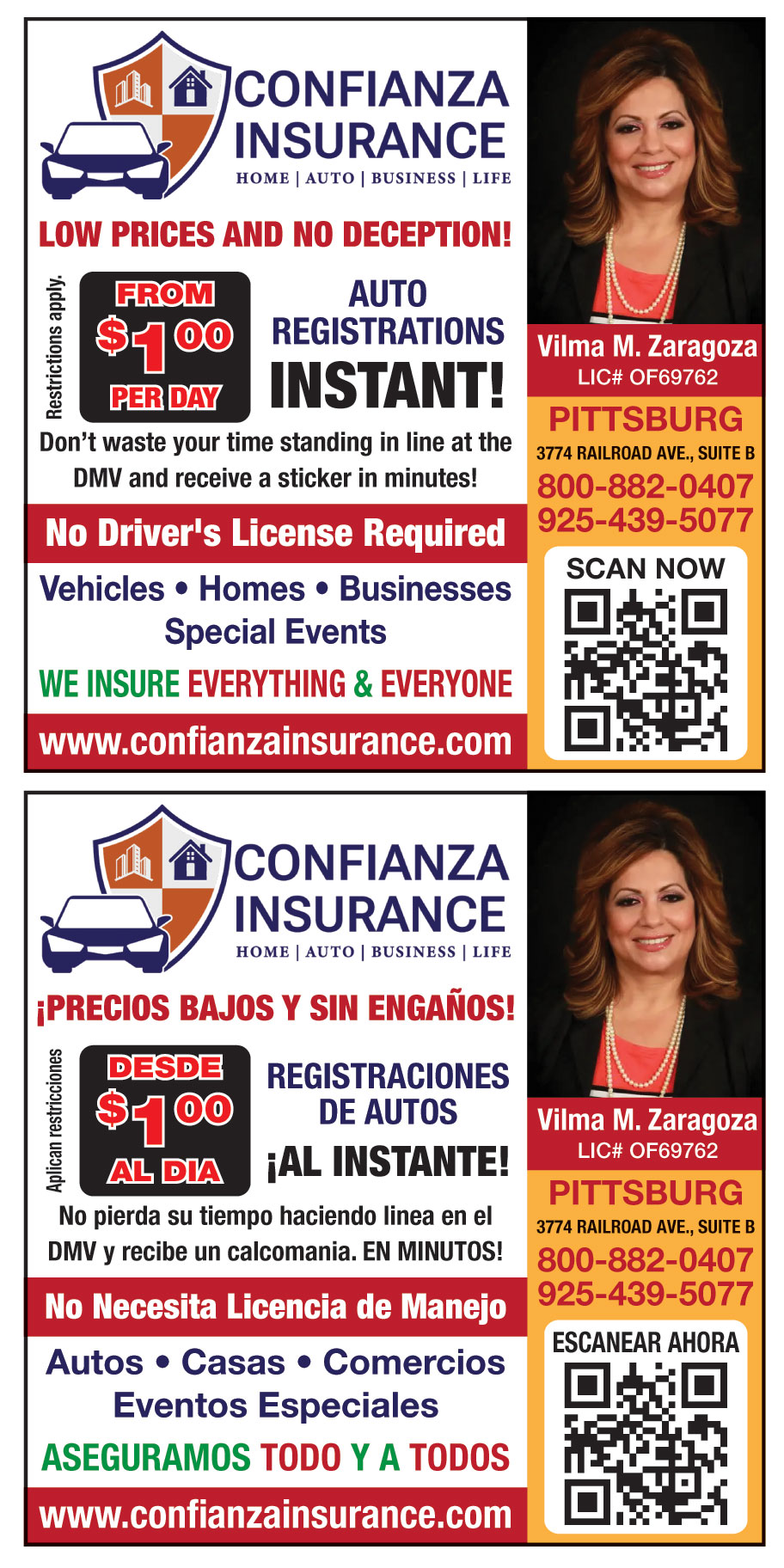 CONFIANZA INSURANCE SVC