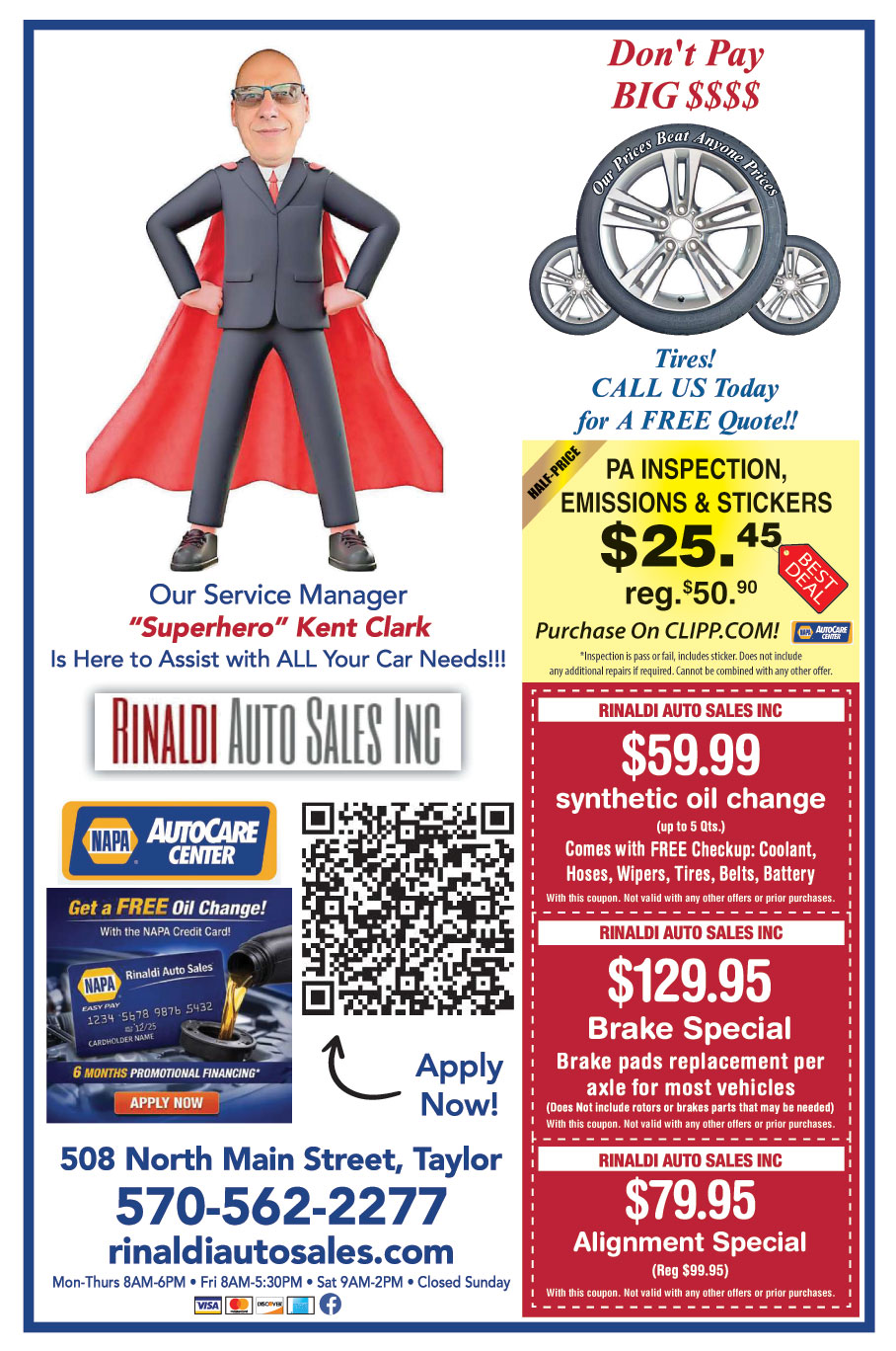 RINALDI AUTO SALES INC