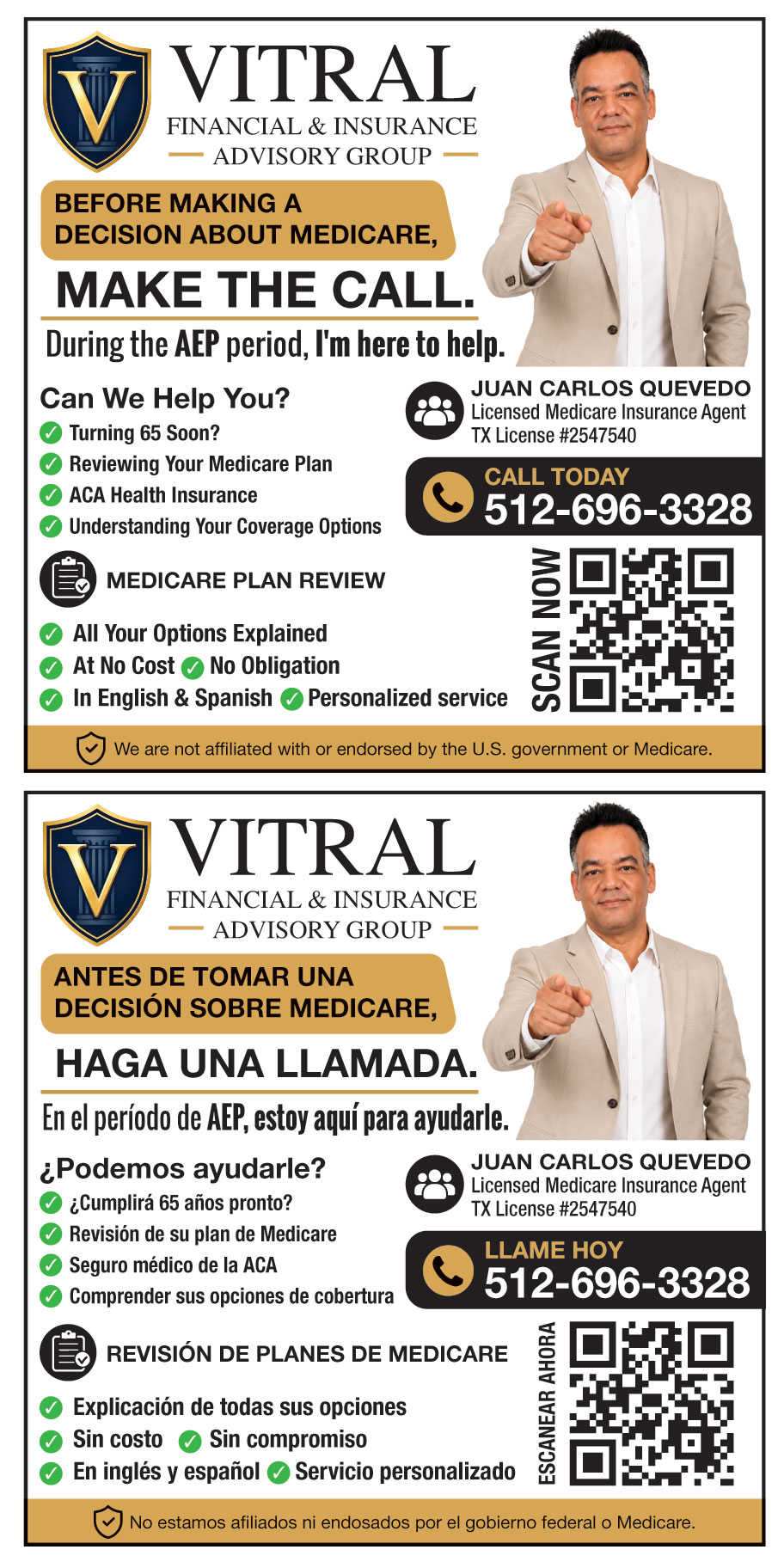 VITRAL FINANCIAL AND INSU
