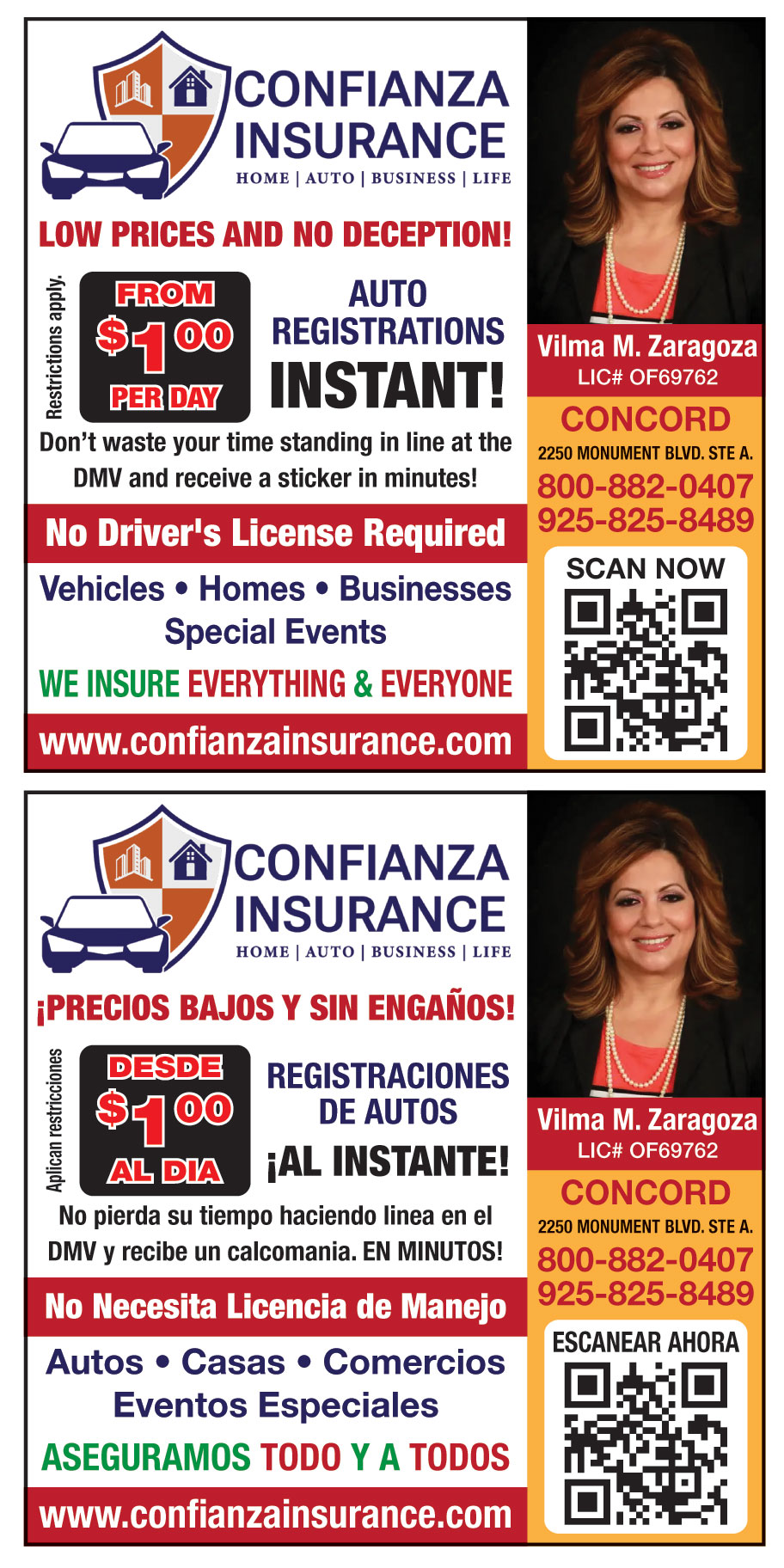 CONFIANZA INSURANCE SVC