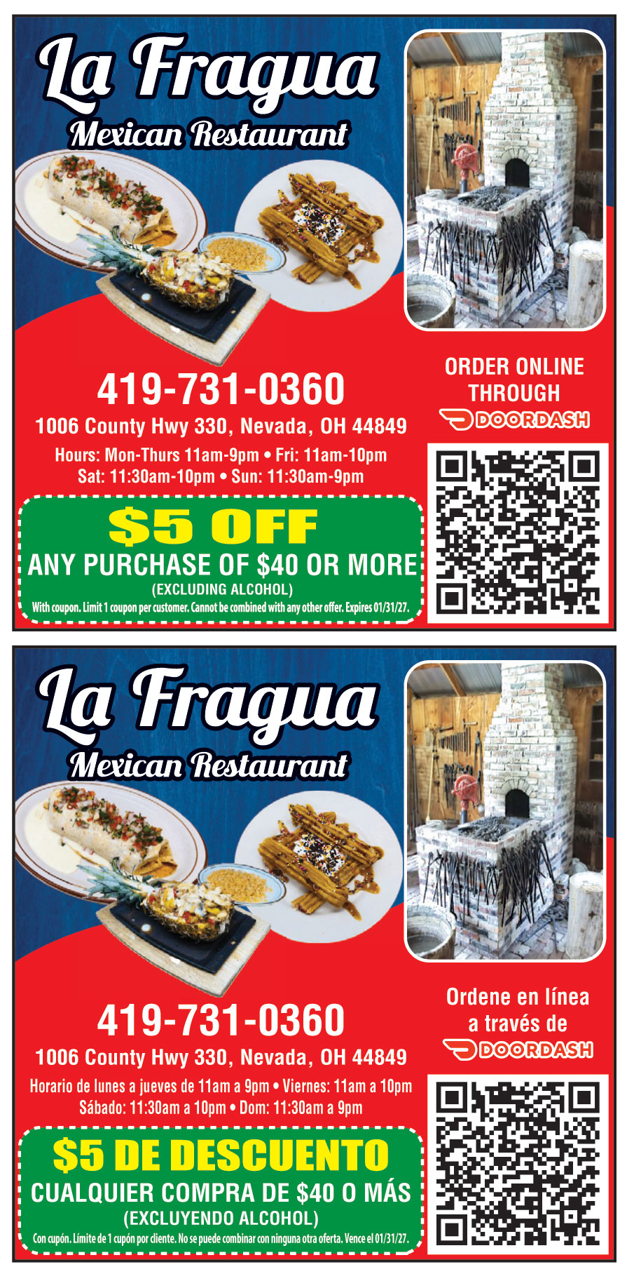 LA FRAGUA MEXICAN RESTAUR