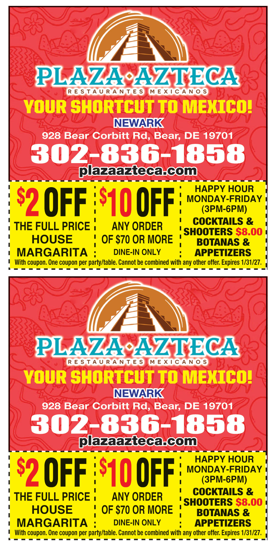 PLAZA AZTECA MEXICAN REST