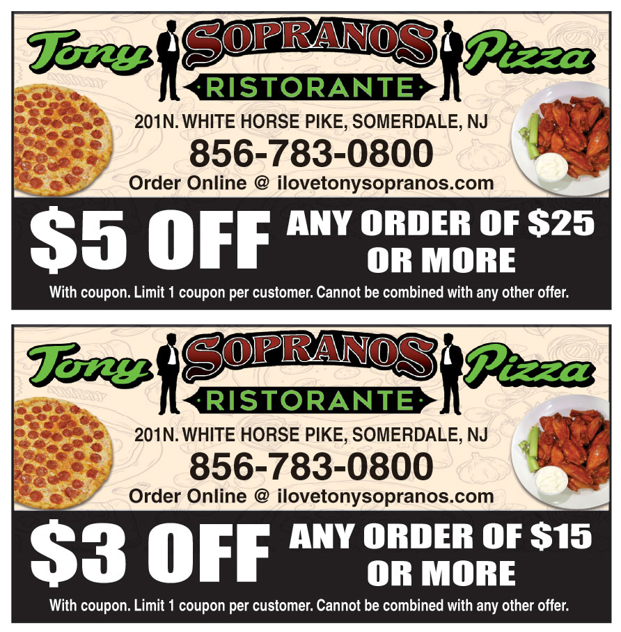 TONY SOPRANOS PIZZA