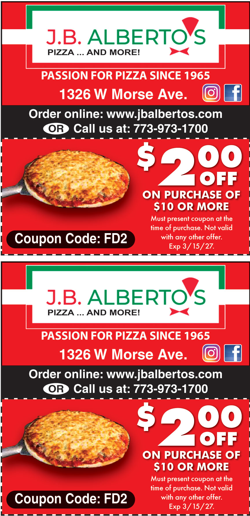 JB ALBERTOS PIZZA
