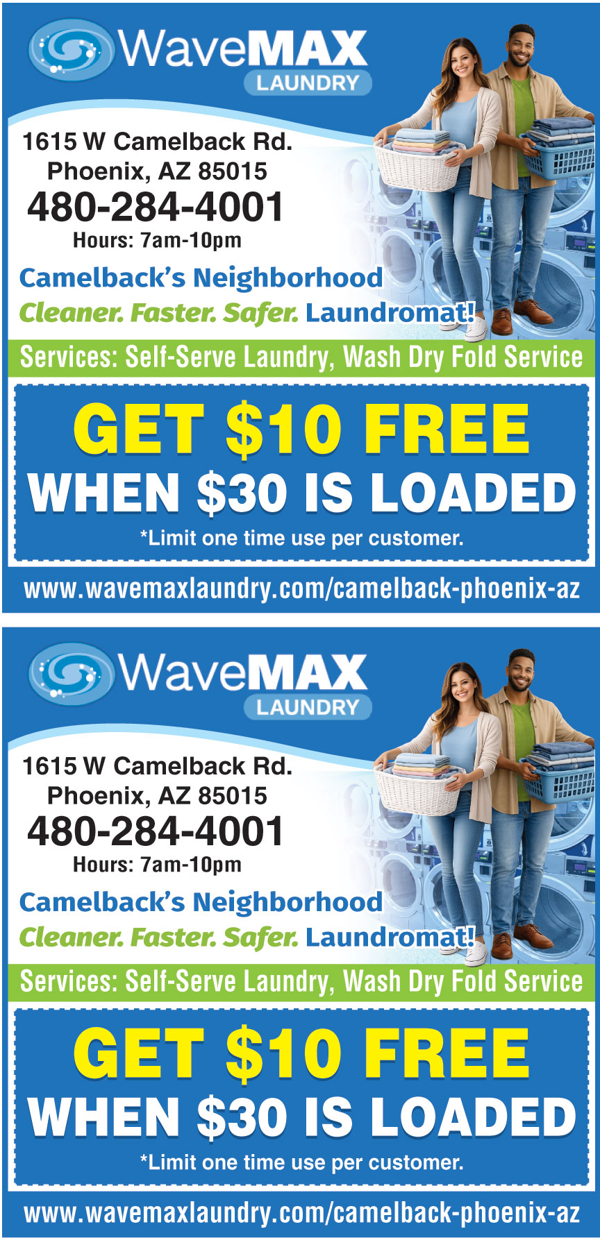 GET $10 FREE WHEN $30 IS LOADED