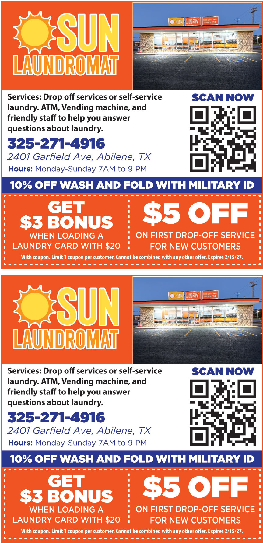 SUN LAUNDROMAT